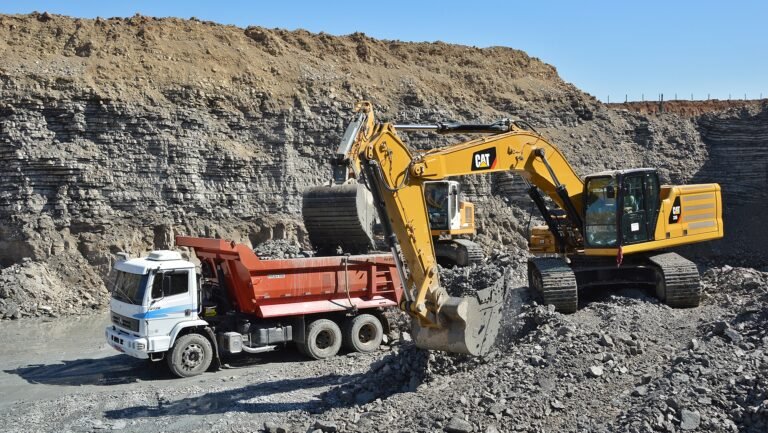 Lucratividade com extração de minério.